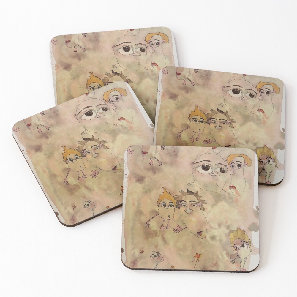 Item preview, Coasters (Set of 4) designed and sold by Rorschach68.