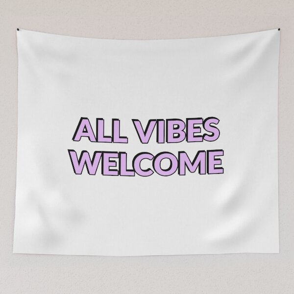 Item preview, All vibes welcome - World Mental Health Day designed and sold by Inspirationmotivation.