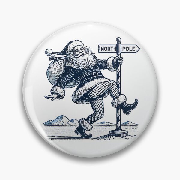 Item preview, Lustig Weihnachtsmann Pole Dance Spaß designed and sold by LuminOrb.