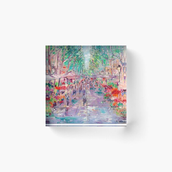 Item preview, La Rambla, Barcelona. Flower Rows designed and sold by Natalia_Shchip.