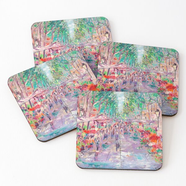 Item preview, La Rambla, Barcelona. Flower Rows designed and sold by Natalia_Shchip.