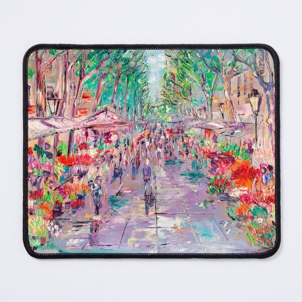 Item preview, La Rambla, Barcelona. Flower Rows designed and sold by Natalia_Shchip.