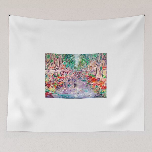 Item preview, La Rambla, Barcelona. Flower Rows designed and sold by Natalia_Shchip.