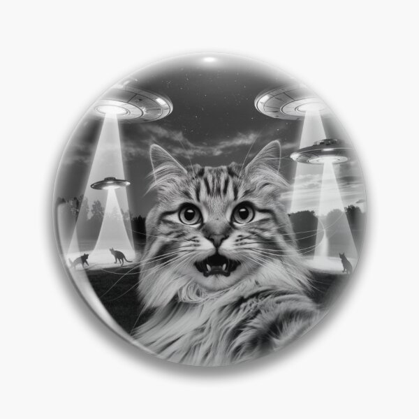 Item preview, cats & ovni designed and sold by CanvaSnap ⭐⭐⭐⭐⭐.