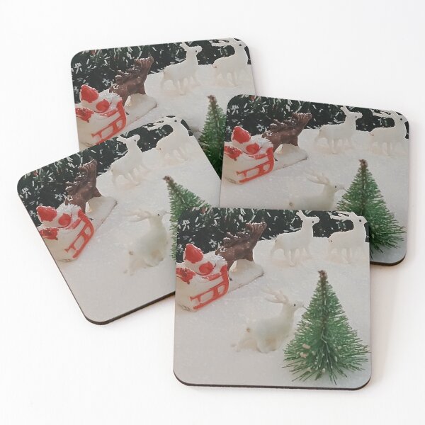 Item preview, Merry Christmas Santa and reindeer designed and sold by NJH110.