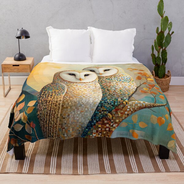 Item preview, Mosaic Moonlit Owls designed and sold by bloorose.