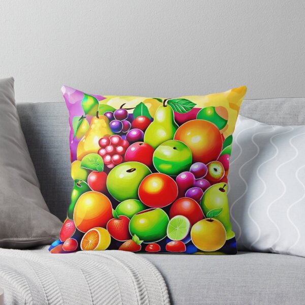 Item preview, Vibrant Fruit Medley Art designed and sold by Health And Fitness Posts e-Store.