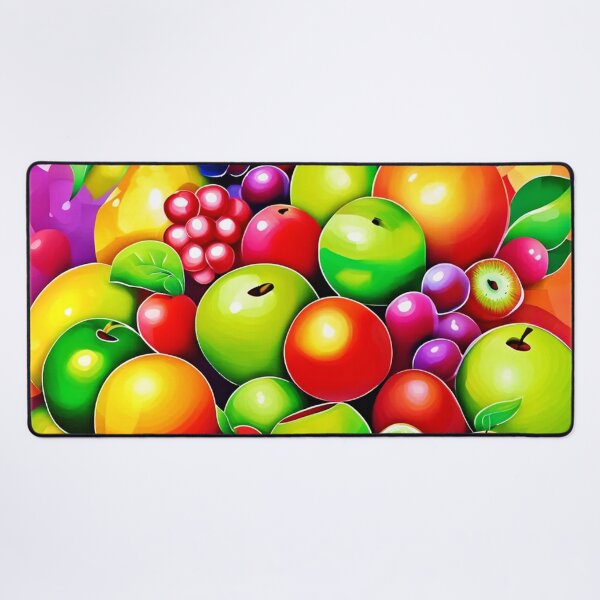 Item preview, Vibrant Fruit Medley Art designed and sold by Health And Fitness Posts e-Store.