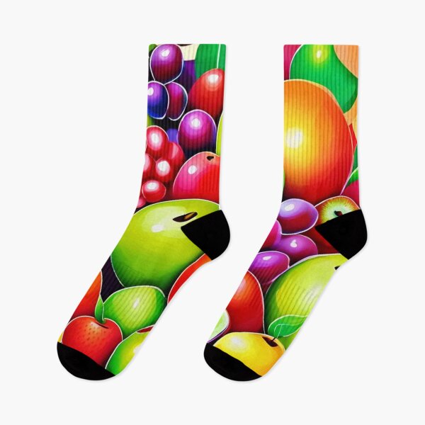 Item preview, Vibrant Fruit Medley Art designed and sold by Health And Fitness Posts e-Store.