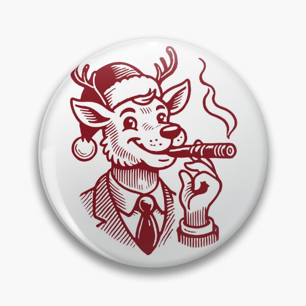 Item preview, Festive Reindeer Business Humor Art designed and sold by LuminOrb.