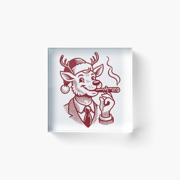 Item preview, Festive Reindeer Business Humor Art designed and sold by LuminOrb.