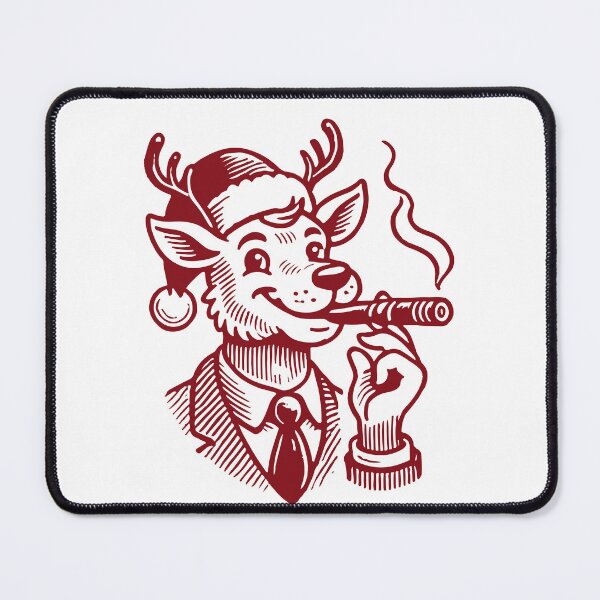 Item preview, Festive Reindeer Business Humor Art designed and sold by LuminOrb.