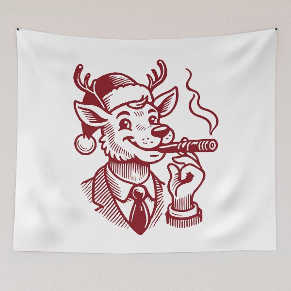 Item preview, Festive Reindeer Business Humor Art designed and sold by LuminOrb.
