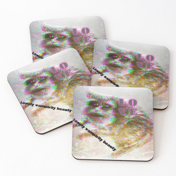 Item preview, The cat ,lovely vampiriyle  designed and sold by wallartofmio.