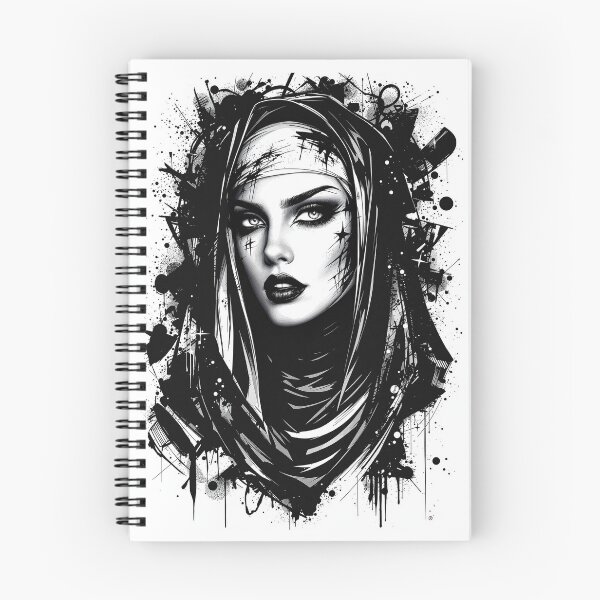 Item preview, Dark Trap Nun T-Shirt designed and sold by INCONGRUITY SHOP.