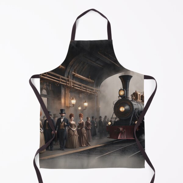 Aperçu de l'œuvre Gare de Londres de style steampunk créée et vendue par Skye Ryan-Evans.