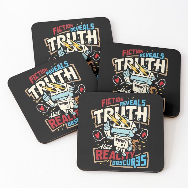 Item preview, Fiction Revels Truth That Reality Obscures designed and sold by RedoneDesignART ⭐⭐⭐⭐⭐.