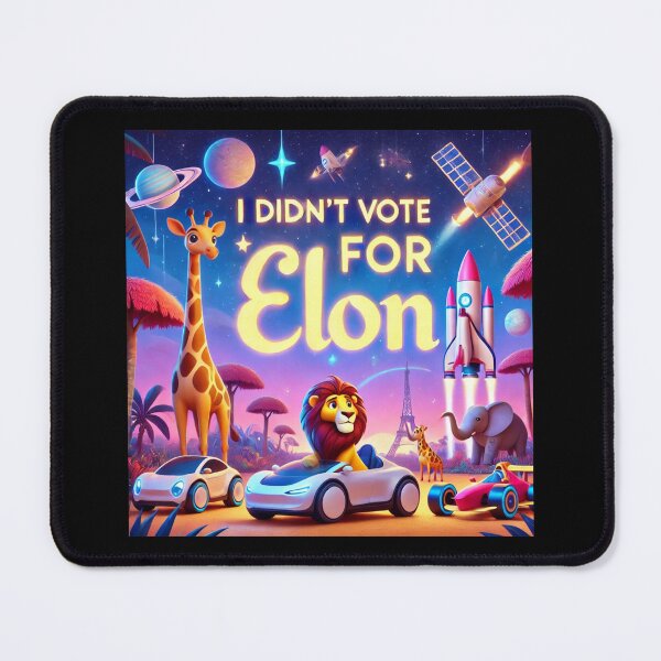 Item preview, I Didn't Vote for Elon - Whimsical Adventure designed and sold by MySheetMusicArt.