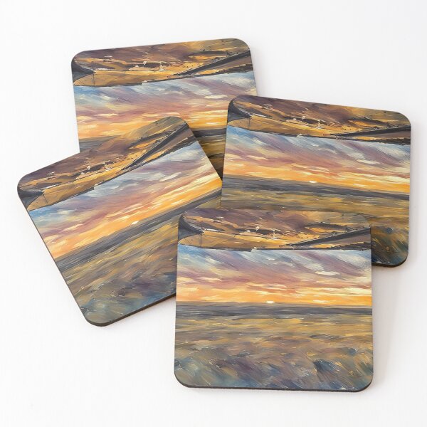Artikelvorschau, Sonnenuntergang über dem Puget Sound (Pastell) entworfen und verkauft von flyscenicair.