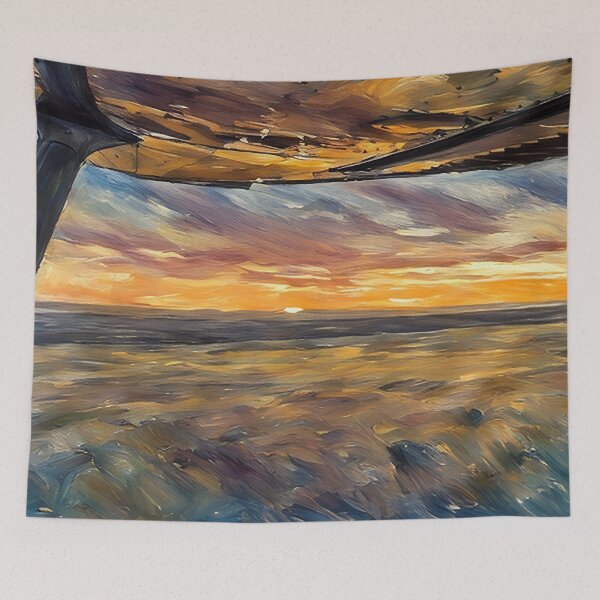 Artikelvorschau, Sonnenuntergang über dem Puget Sound (Pastell) entworfen und verkauft von flyscenicair.