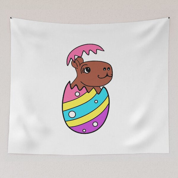 Item preview, Easter Humor Capybara designed and sold by Sartoris Art.