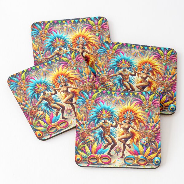 Item preview, Vibraciones de carnaval: máscaras y samba designed and sold by ArizonaWitches™ .
