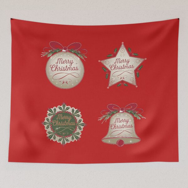 Item preview, A set of elegant christmas ornament designed and sold by manwithcolors.