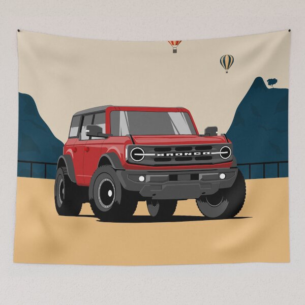 Item preview, Bronco SUV red designed and sold by ElseWorldDesign.