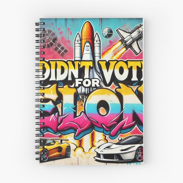 Item preview, I Didn't Vote for Elon - Graffiti Style designed and sold by MySheetMusicArt.