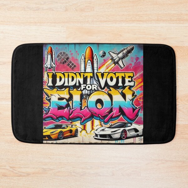 Item preview, I Didn't Vote for Elon - Graffiti Style designed and sold by MySheetMusicArt.
