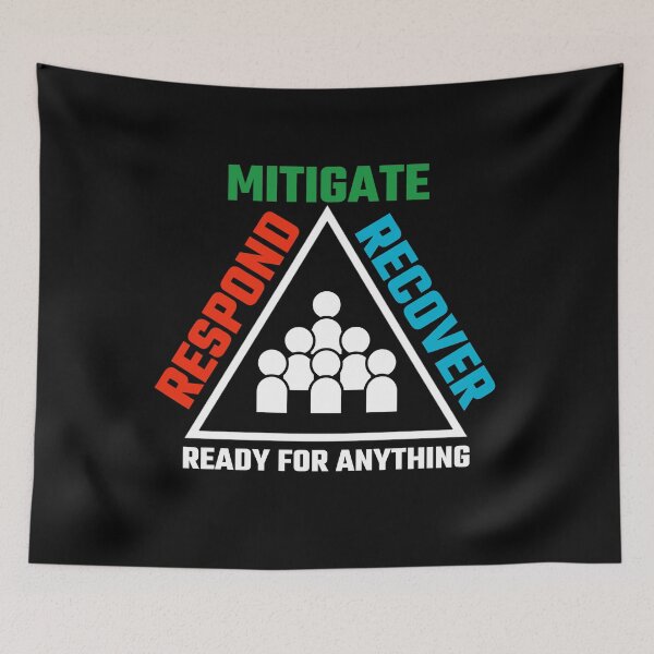 Item preview, Emergency Management, Mitigate Respond Recover designed and sold by Sunserize Designs.