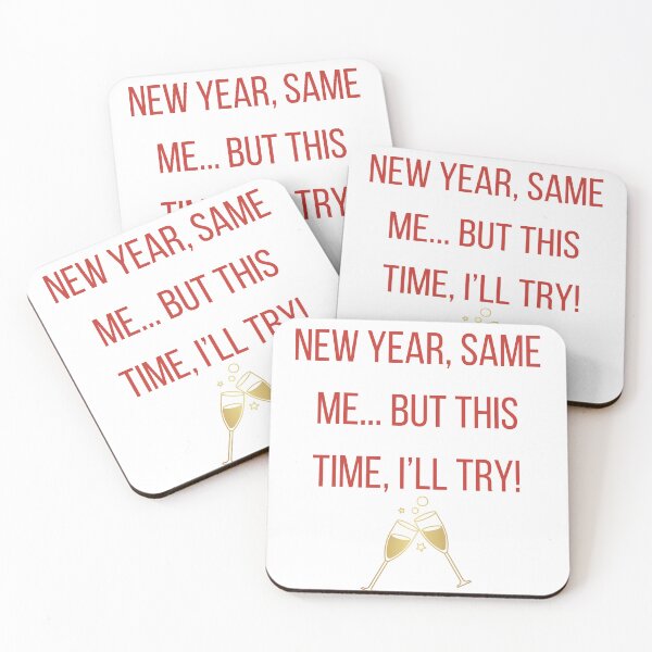 Item preview, New Year, Same Me... But This Time, I'll Try  designed and sold by dragonfliesart.