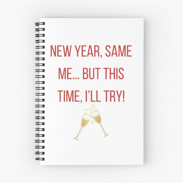Item preview, New Year, Same Me... But This Time, I'll Try  designed and sold by dragonfliesart.