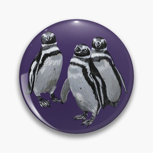 Item preview, Magellanic Penguin (Purple) designed and sold by okaymoose.