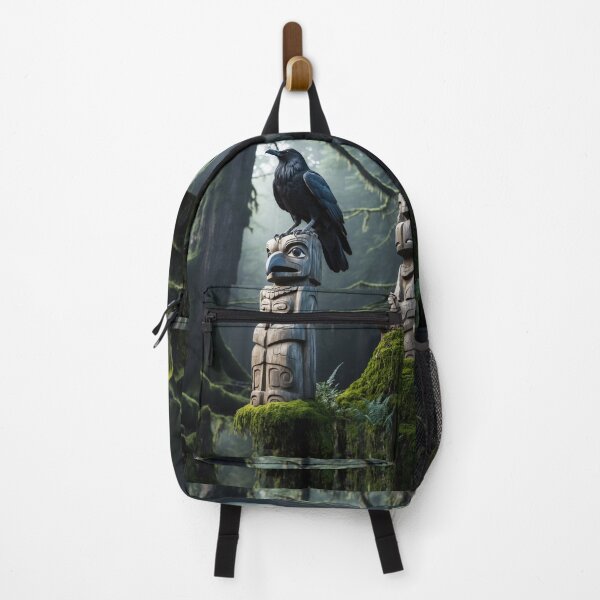 Item preview, Raven and Totem Poles designed and sold by Skye Ryan-Evans.