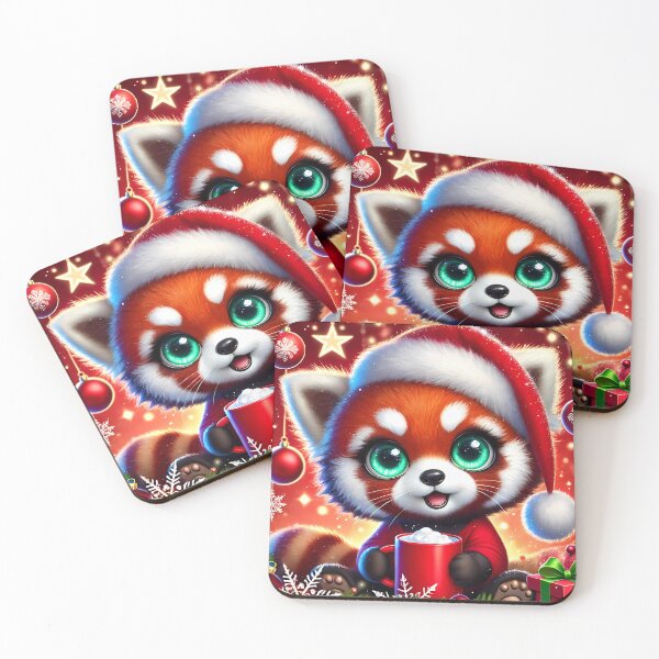 Item preview, Red Panda Christmas  designed and sold by Jbl55.