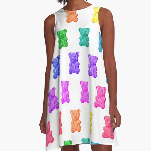 Aperçu de l'œuvre Oursons en gélatine arc-en-ciel créée et vendue par newburyboutique.