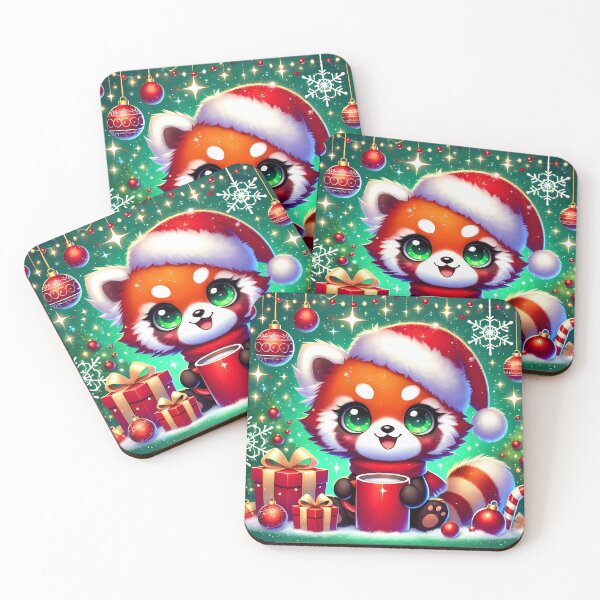 Item preview, Red Panda Christmas  designed and sold by Jbl55.