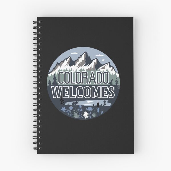 Item preview, Colorado Welcomes Flag Map Denver, Rocky Mountains designed and sold by AnimalsDH305.