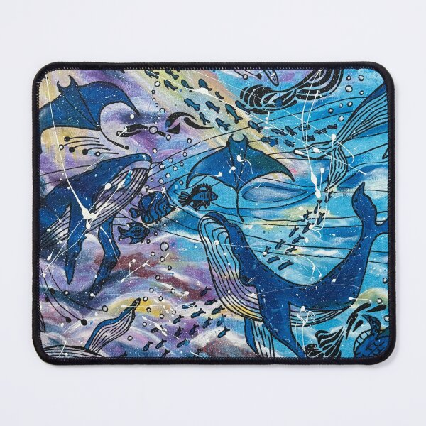Item preview, Dance of Ocean Giants in Vibrant Waves designed and sold by AlikaZelenska.