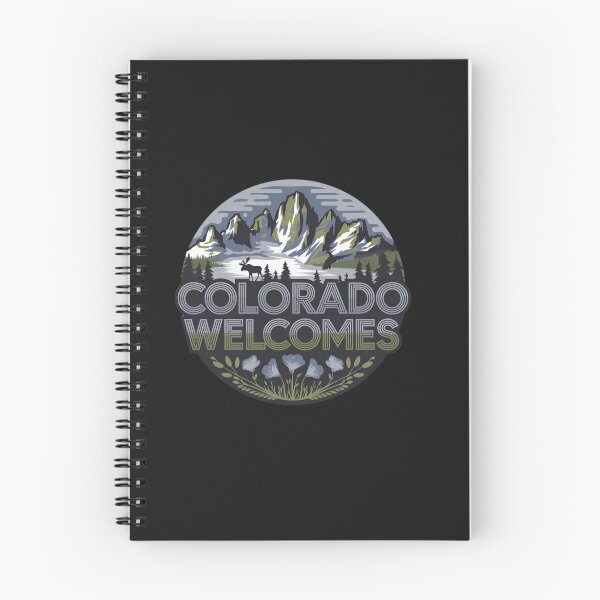 Item preview, Colorado Welcomes Flag Map Denver, Rocky Mountains designed and sold by AnimalsDH305.