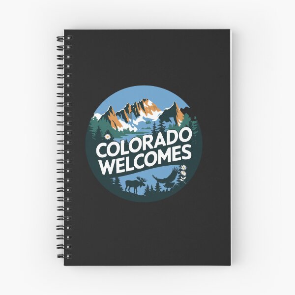 Item preview, Colorado Welcomes Flag Map Denver, Rocky Mountains designed and sold by AnimalsDH305.