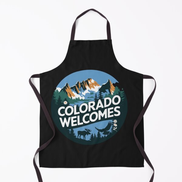 Item preview, Colorado Welcomes Flag Map Denver, Rocky Mountains designed and sold by AnimalsDH305.