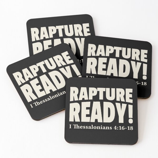 Item preview, Rapture Ready Christian Design, Prophecy of the Second Coming of Christ I Thessalonians 4:16-18 designed and sold by Angela Dow.