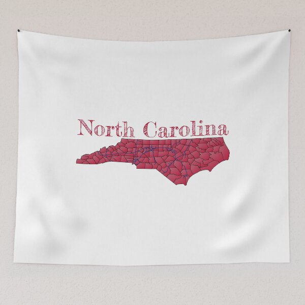 Item preview, North Carolina Counties & Interstates designed and sold by PhilbonianDezin.