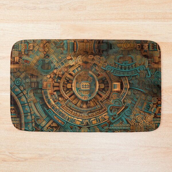 Item preview, Mayan Cosmic Glyph Mosaic designed and sold by Hashola Designs.