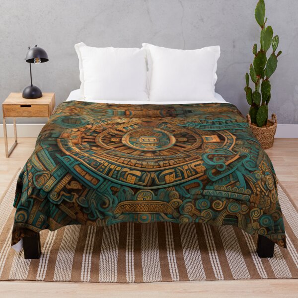 Item preview, Mayan Cosmic Glyph Mosaic designed and sold by Hashola Designs.