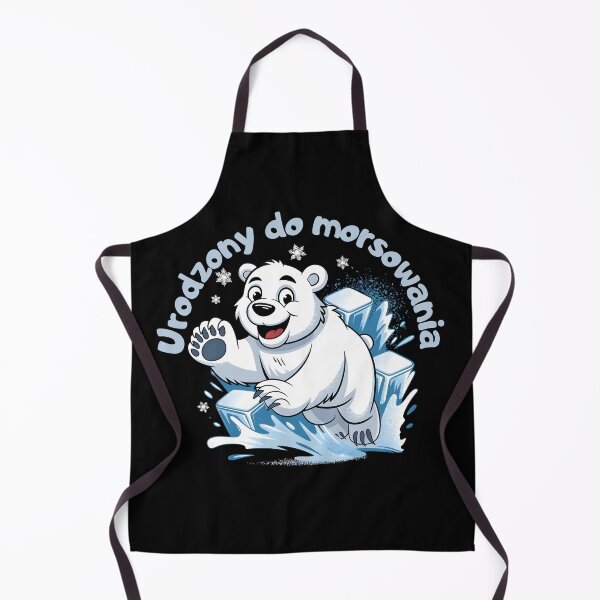 Item preview, Urodzony do morsowania, niedźwiedź polarny, morsowanie designed and sold by IceBathDESIGNS.