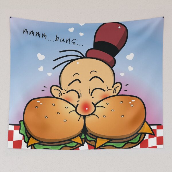 Item preview, bun guy designed and sold by Lao-Z.