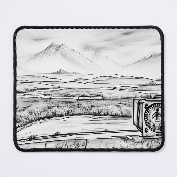 Item preview, San Juan Islands from airplane (Sketch) designed and sold by flyscenicair.